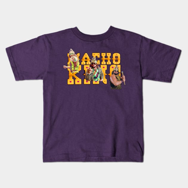 It's The Macho King, Dig It! Kids T-Shirt by The Store Name is Available